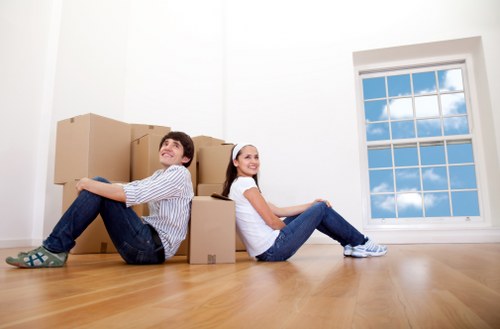 Careful loading and unloading for a man and van job in Dulwich