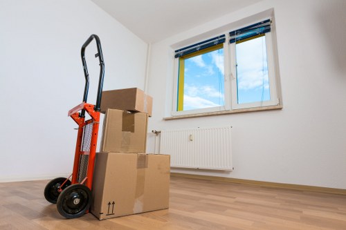 Packing and loading a moving truck for a Dulwich relocation